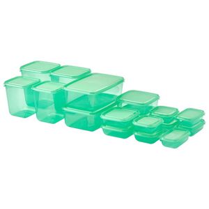 ست 17 تکه ظروف نگهدارنده غذا ایکیا مدل 10597099-IKEA PRUTA
